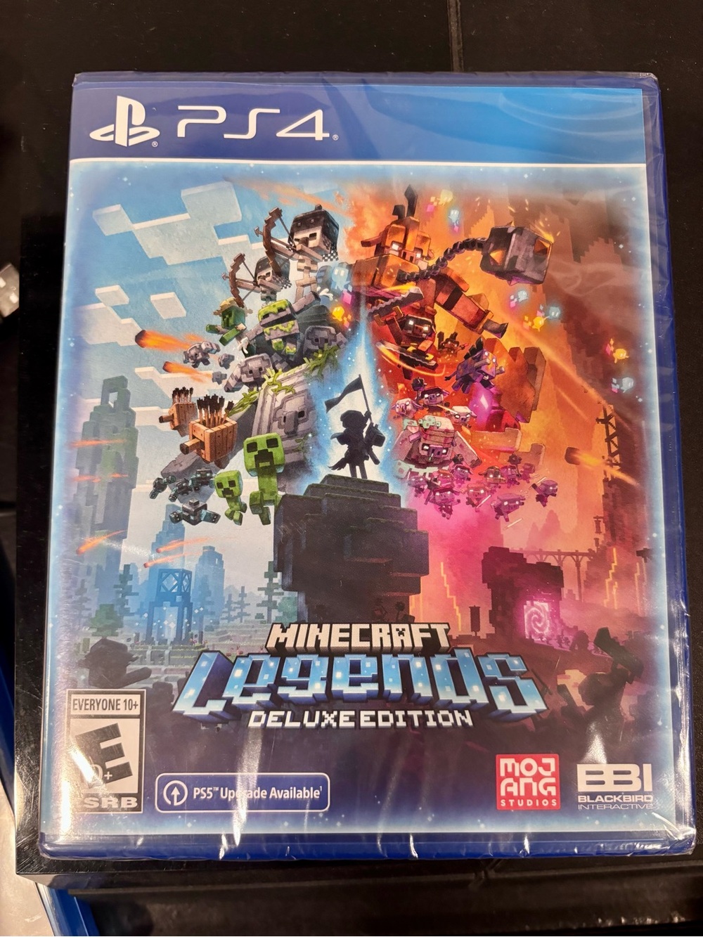 Sony PS4 Minecraft Legends Deluxe Edition Blue Case